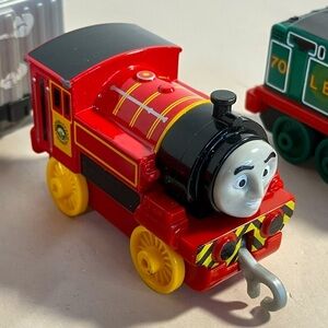Four Thomas Engines and a Box Car